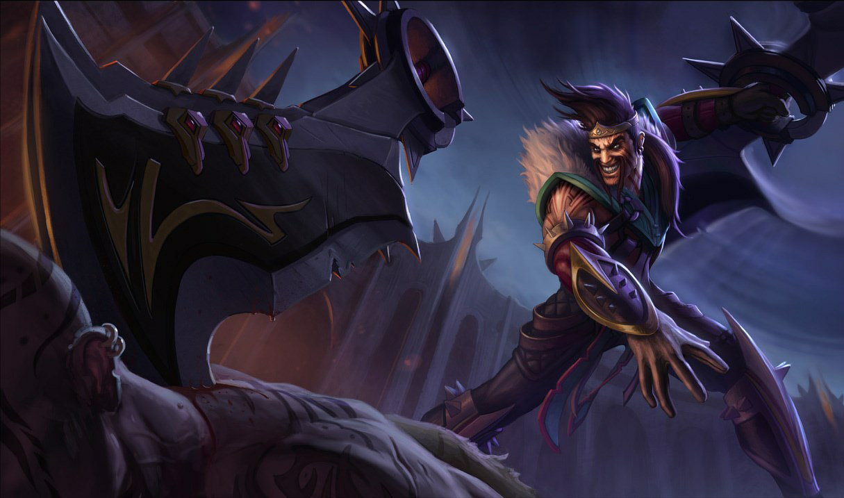 Дрейвен Splash Art