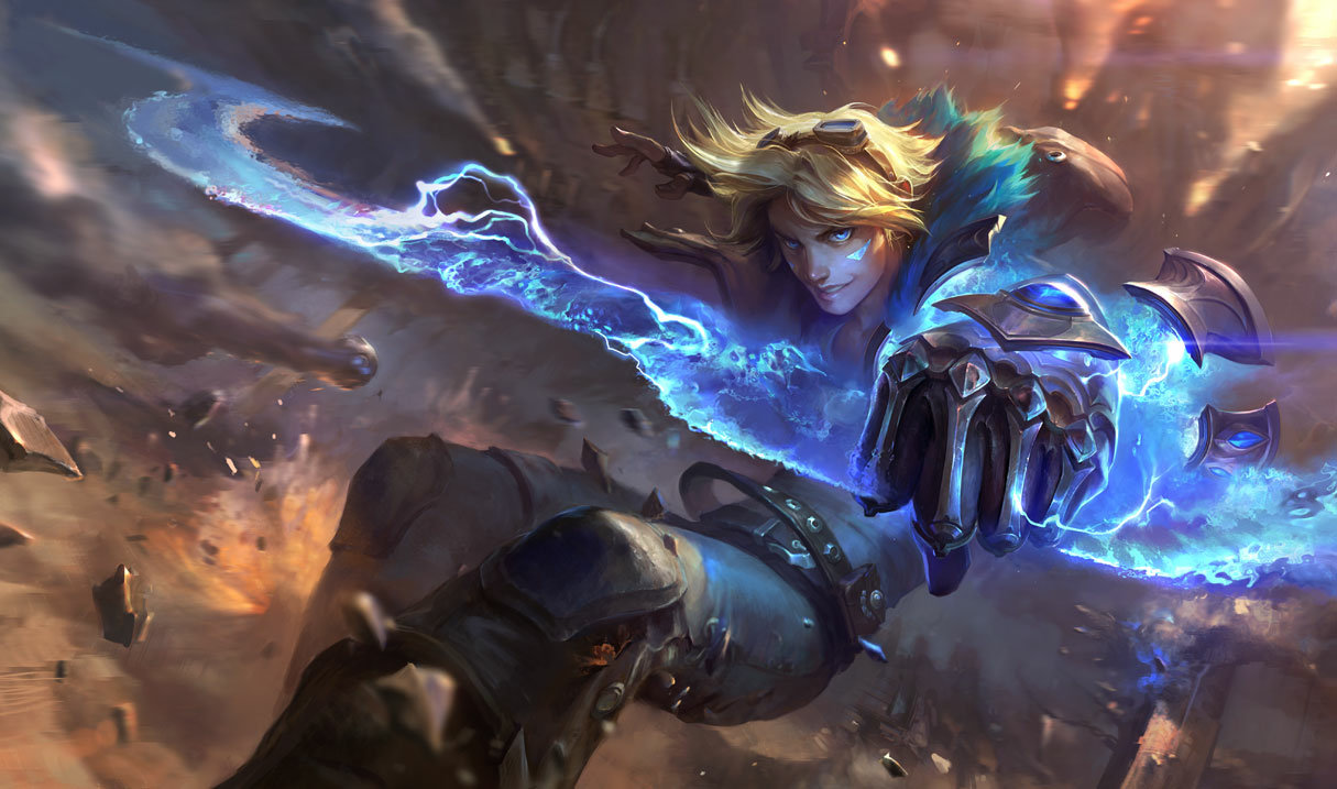 Эзреаль Splash Art
