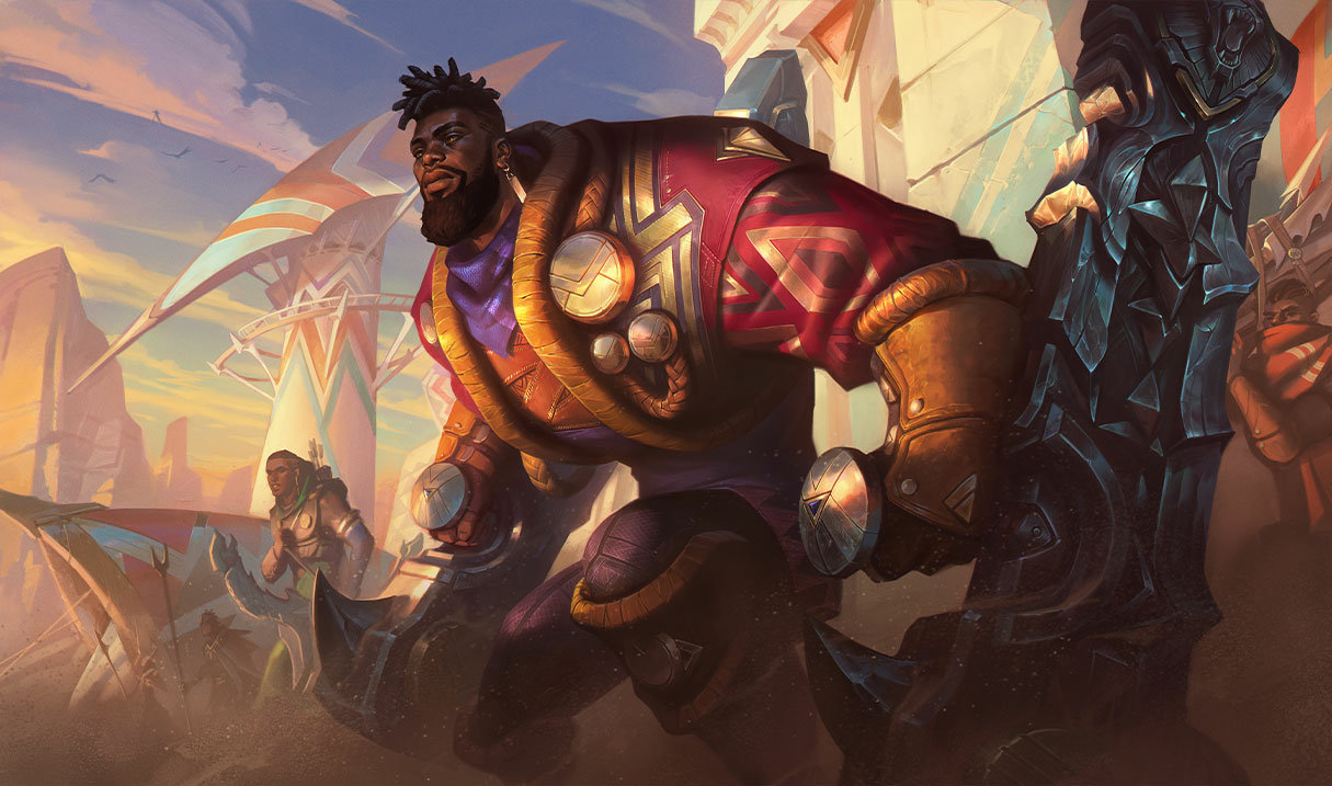 К'Санте Splash Art